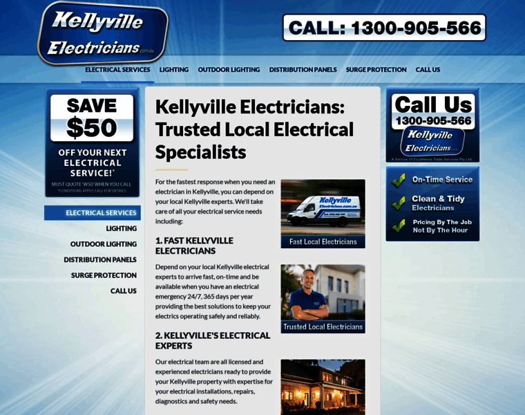 Kellyvilleelectricians.com.au thumbnail