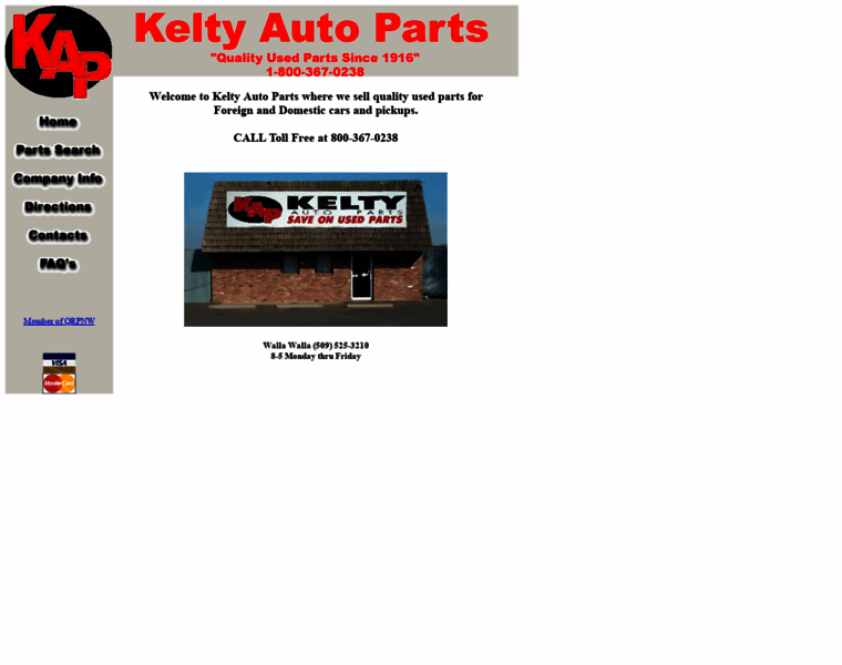 Keltyautoparts.com thumbnail