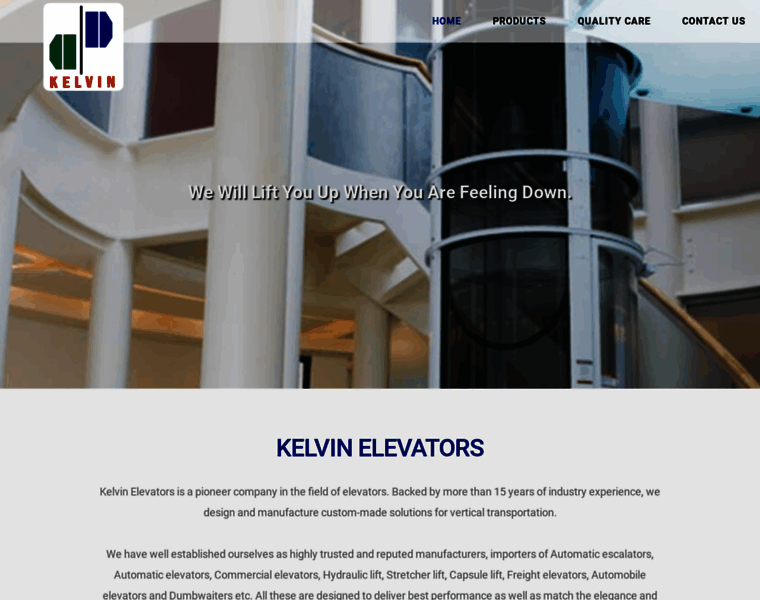 Kelvinelevators.com thumbnail