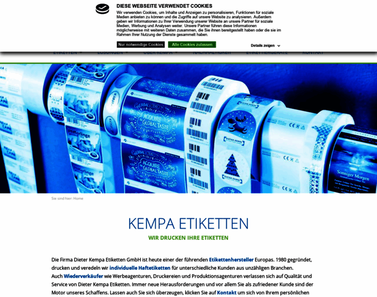 Kempa-etiketten.de thumbnail