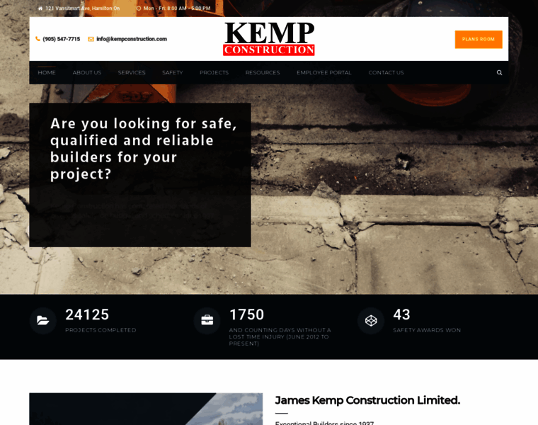 Kempconstruction.com thumbnail