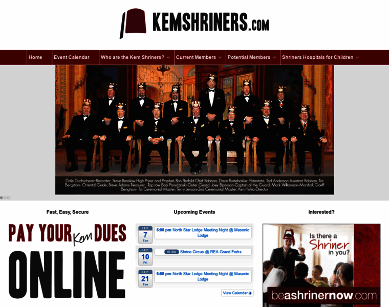 Kemshriners.com thumbnail
