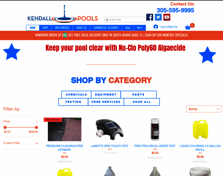 Kendallpools.com thumbnail
