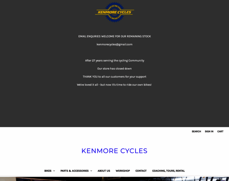 Kenmorecycles.com thumbnail