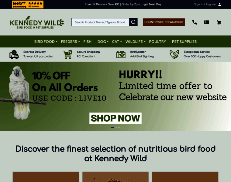 Kennedywildbirdfood.co.uk thumbnail