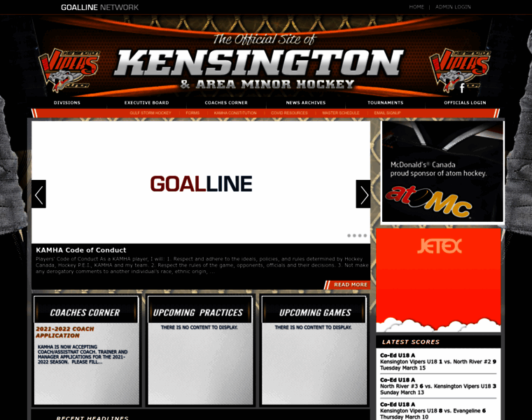 Kensingtonminorhockey.ca thumbnail