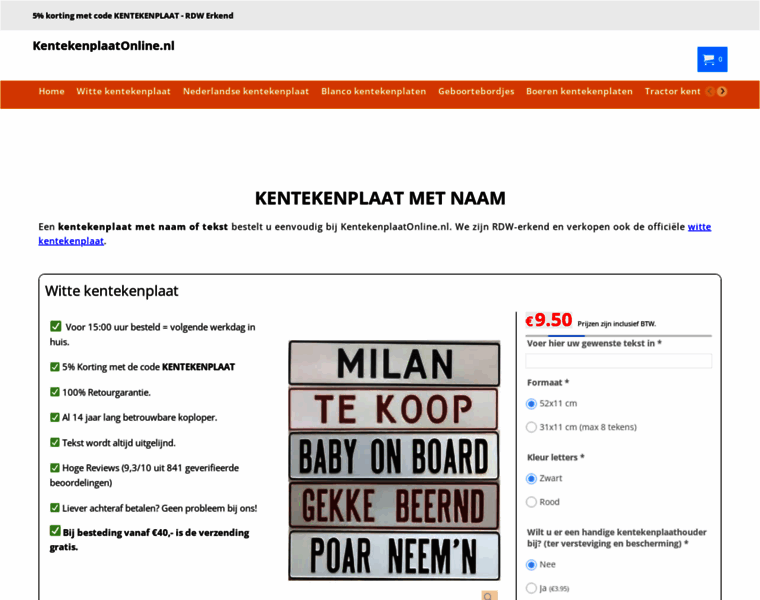 Kentekenplaatonline.nl thumbnail