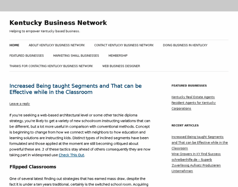 Kentuckybusinessnetwork.com thumbnail