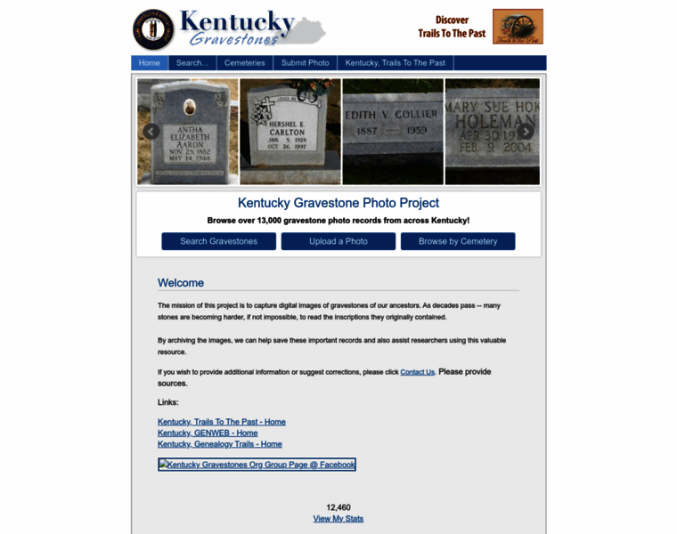 Kentuckygravestones.org thumbnail