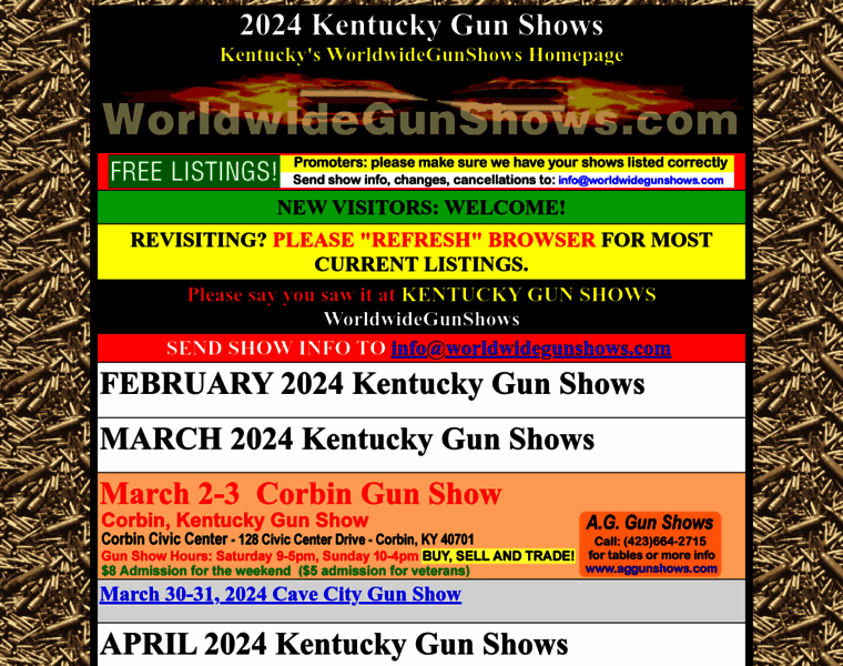 Kentuckygunshows.net thumbnail