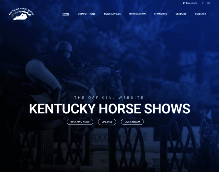 Kentuckyhorseshows.com thumbnail