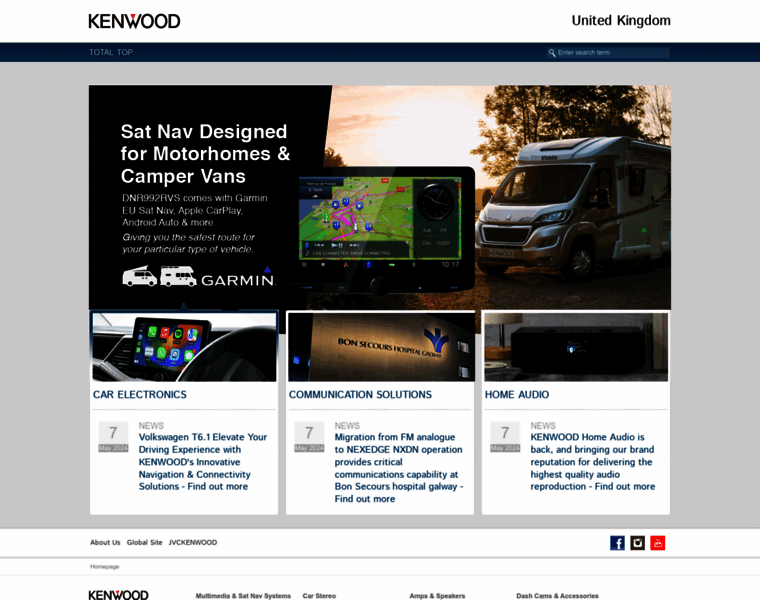 Kenwood-electronics.co.uk thumbnail