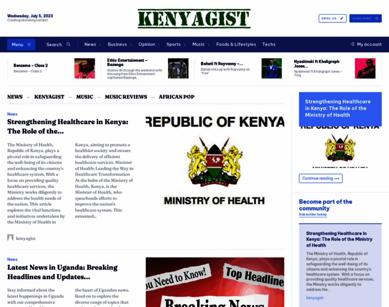 Kenyagist.com thumbnail