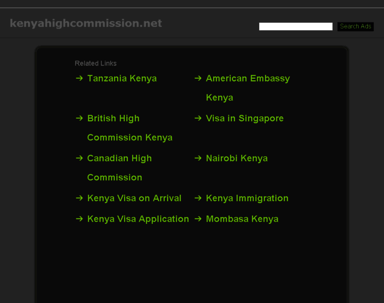 Kenyahighcommission.net thumbnail