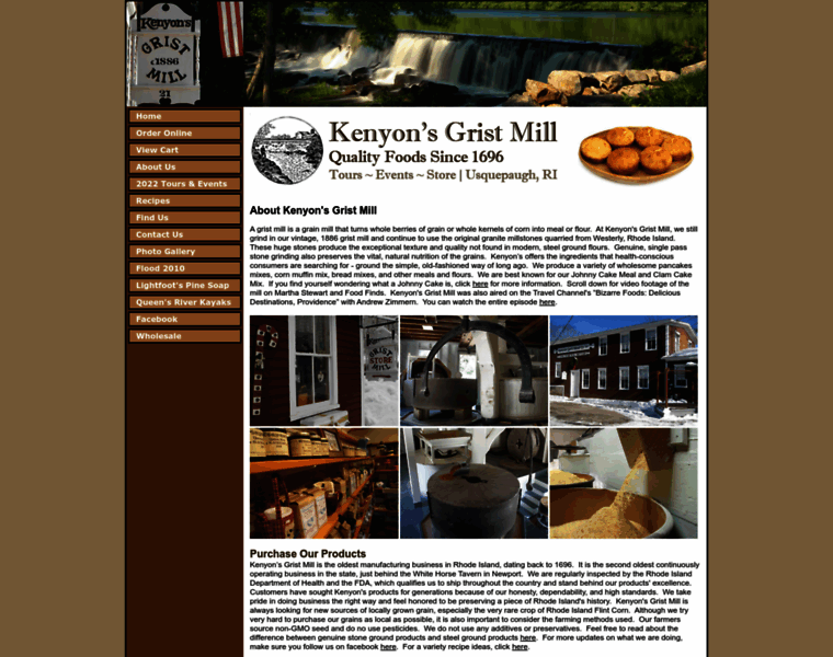 Kenyonsgristmill.com thumbnail