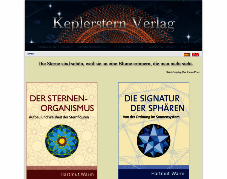 Keplerstern.de thumbnail
