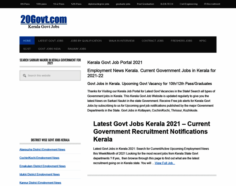 Kerala.20govt.com thumbnail