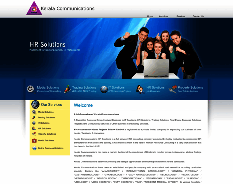 Keralacommunications.com thumbnail