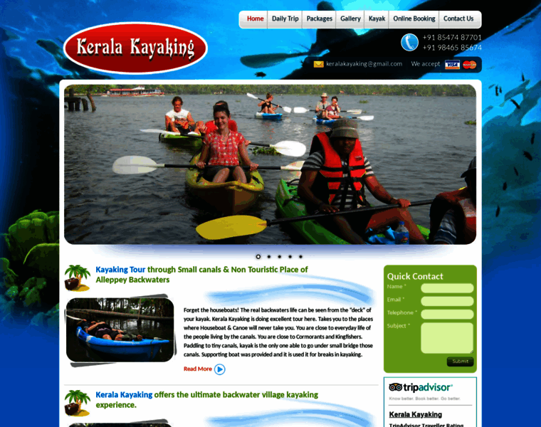 Keralakayaking.com thumbnail