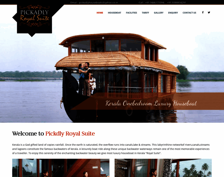 Keralaluxuryhouseboats.in thumbnail