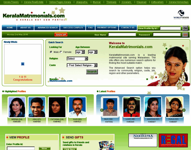 Keralamatrimonials.com thumbnail
