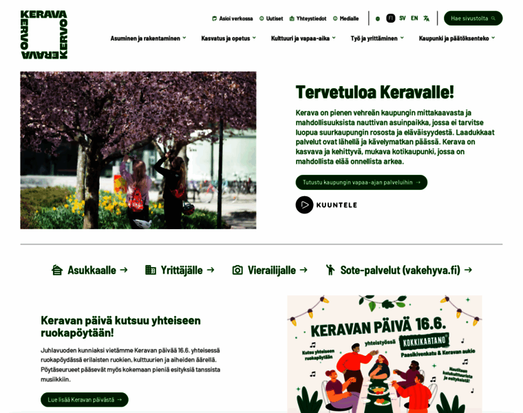 Kerava.fi thumbnail