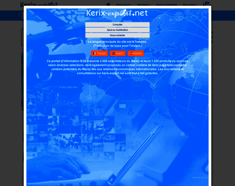 Kerixexport.net thumbnail