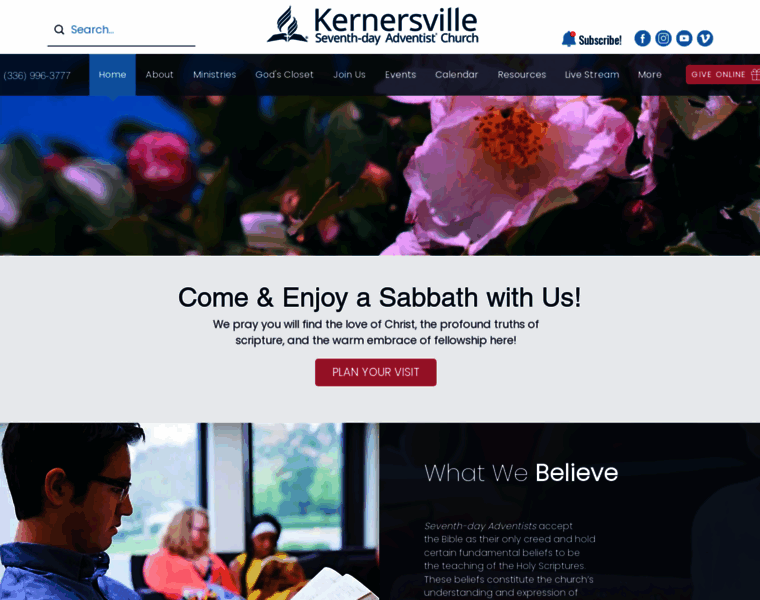 Kernersvilleadventist.org thumbnail