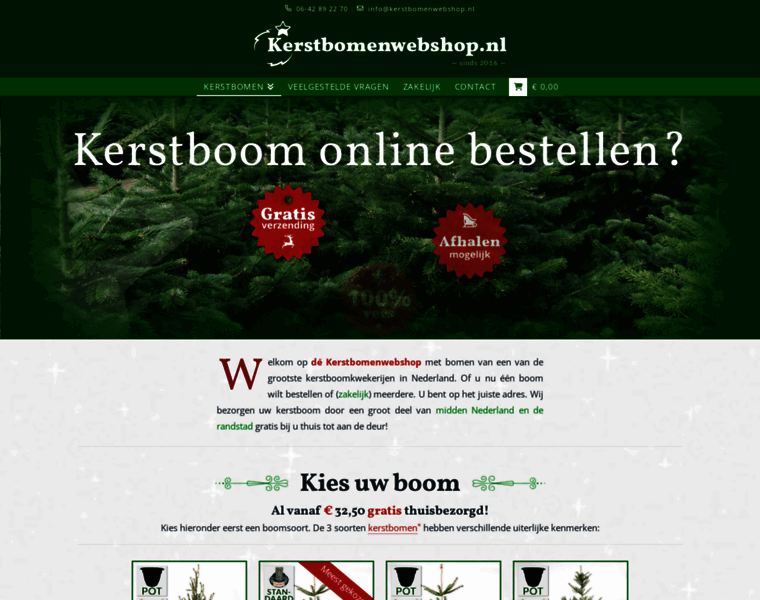 Kerstbomenwebshop.nl thumbnail