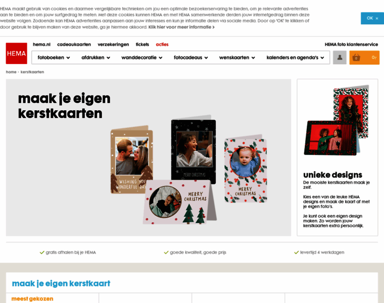 Kerstkaarten.hema.nl thumbnail