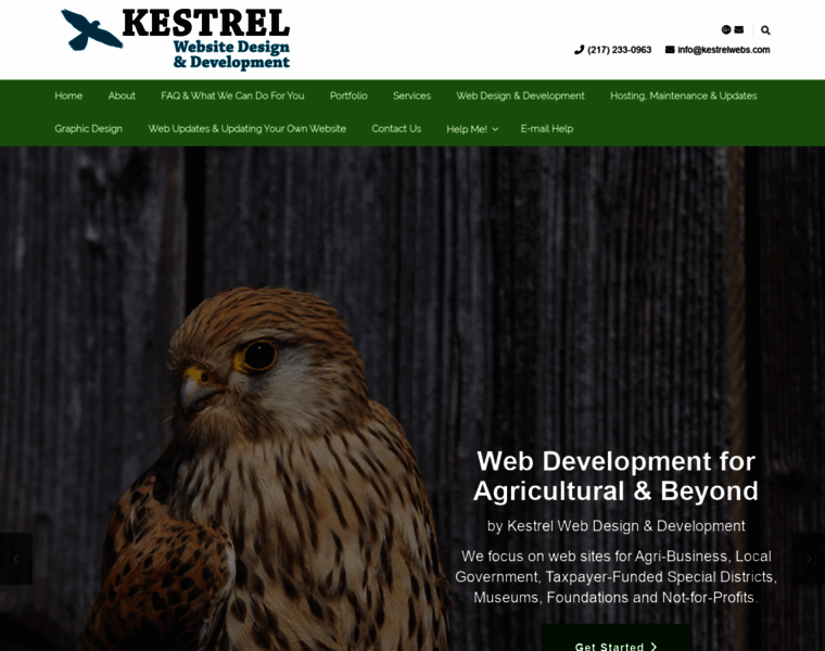 Kestrelwebsitedesign.com thumbnail