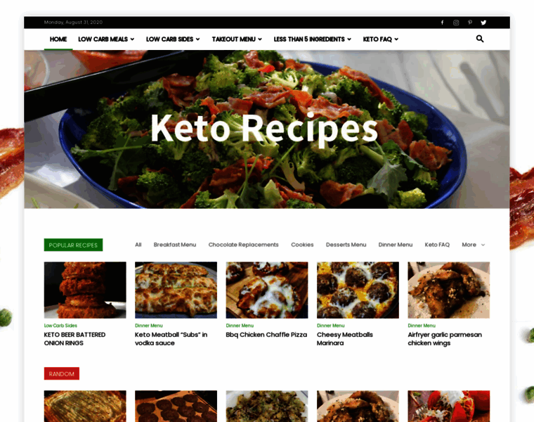Keto-recipes.com thumbnail