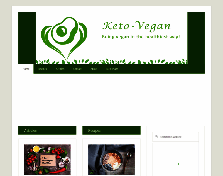 Keto-vegan.com thumbnail