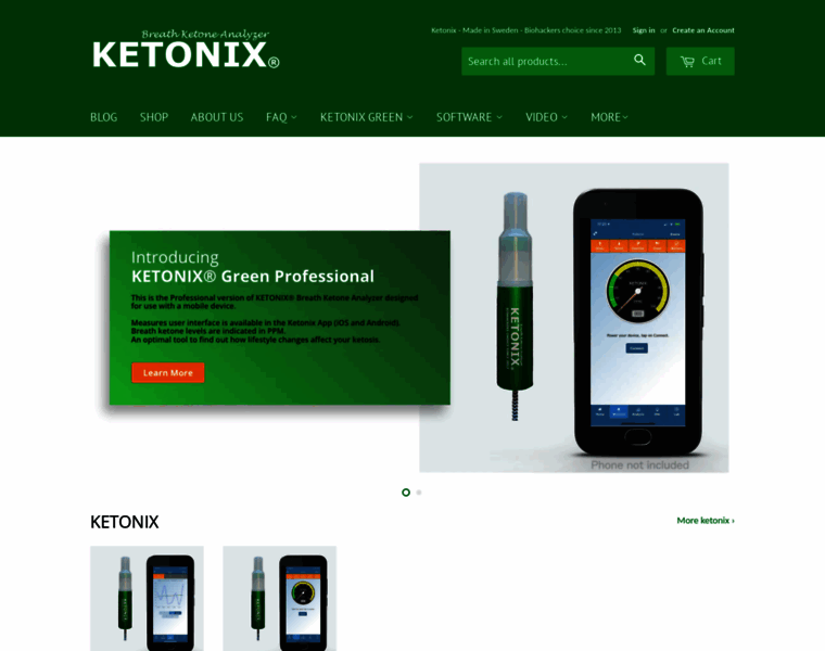 Ketonix.co thumbnail