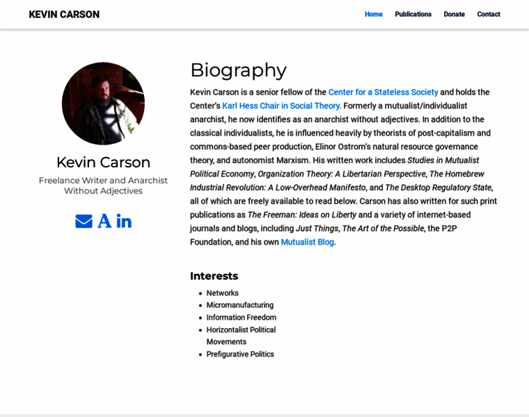 Kevinacarson.org thumbnail