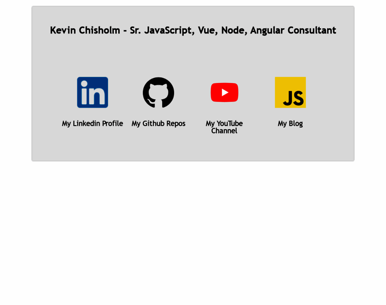 Kevinchisholm.com thumbnail