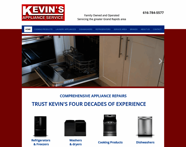 Kevinsappliance.com thumbnail
