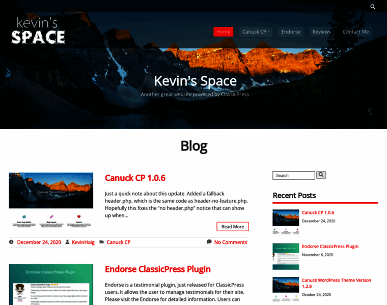 Kevinsspace.ca thumbnail