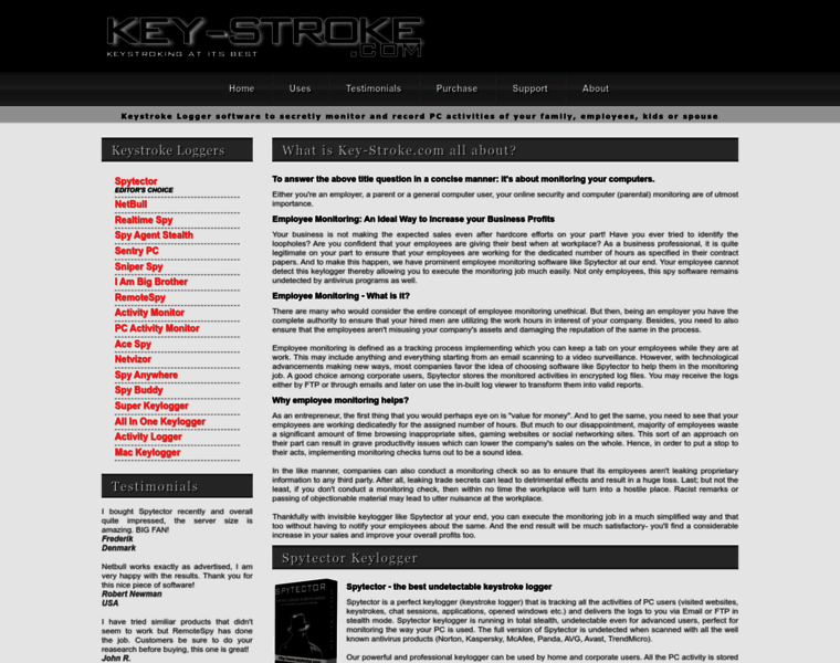 Key-stroke.com thumbnail