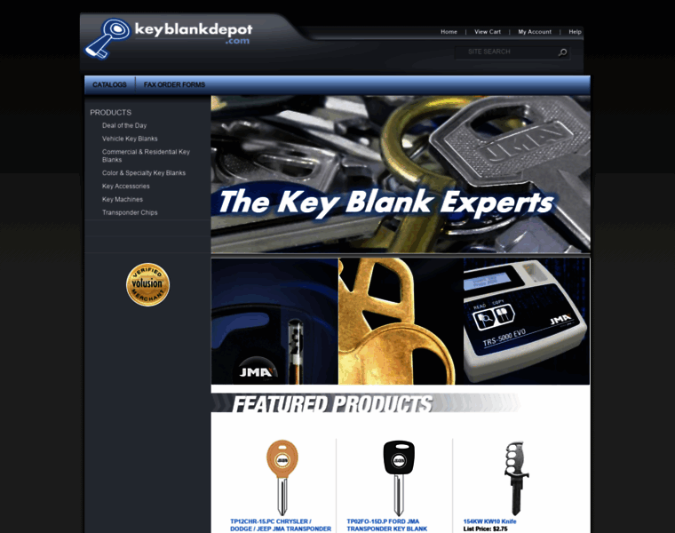 Keyblankdepot.com thumbnail