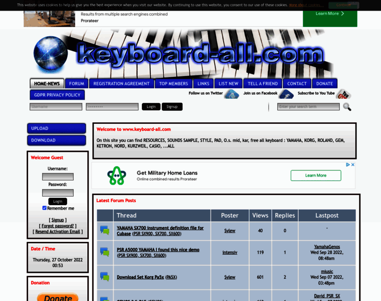 Keyboard-all.com thumbnail