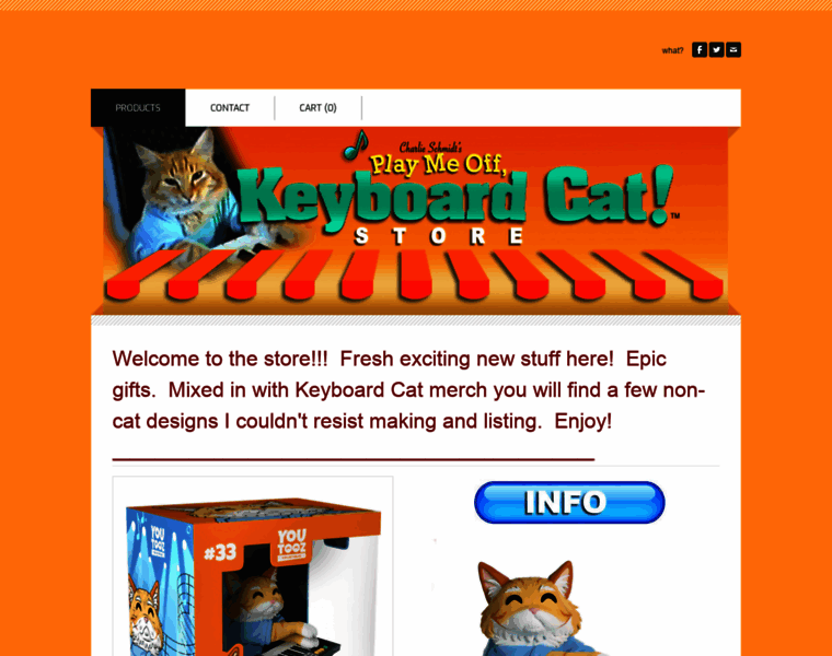 Keyboardcatstore.com thumbnail