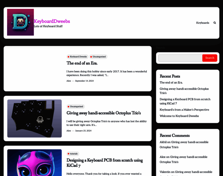Keyboarddweebs.net thumbnail