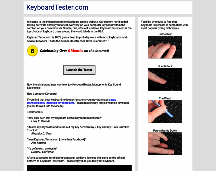 Keyboardtester.com thumbnail