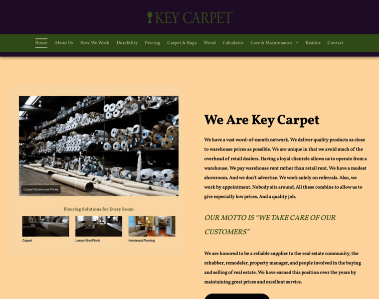 Keycarpet.com thumbnail