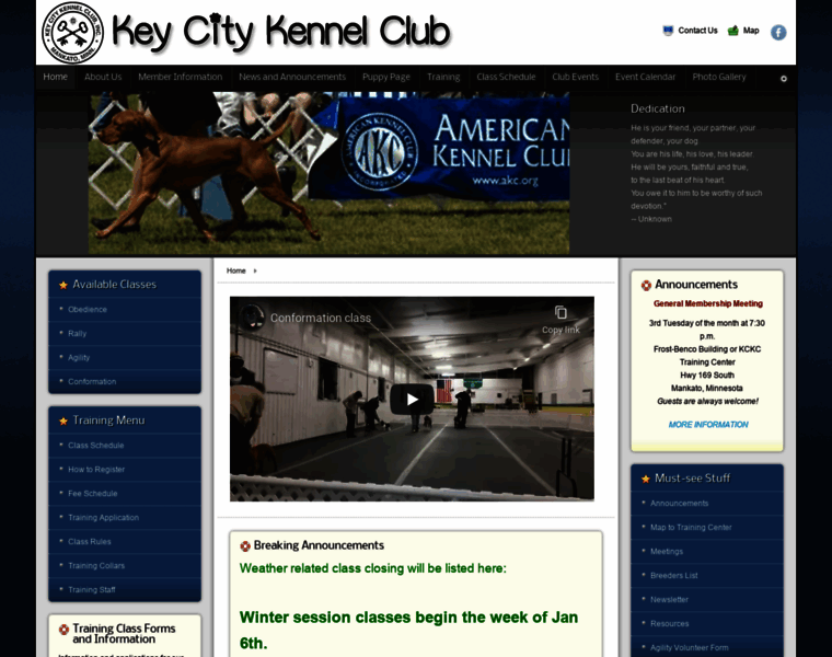 Keycitykennelclub.org thumbnail