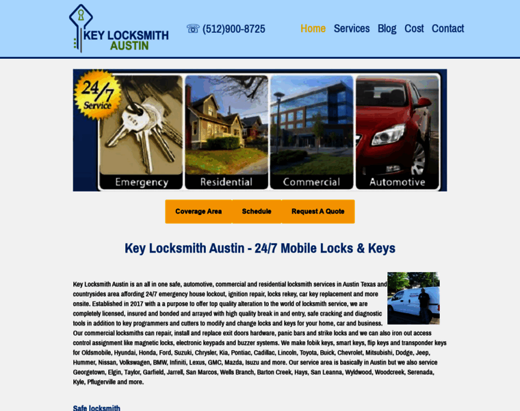 Keylocksmithaustin.com thumbnail