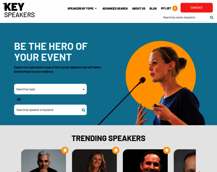 Keyspeakers.com thumbnail