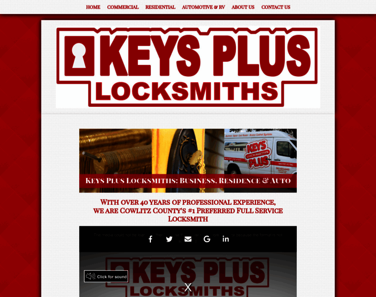 Keyspluslocksmiths.com thumbnail