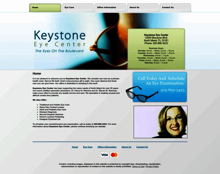 Keystoneeyecenter.net thumbnail